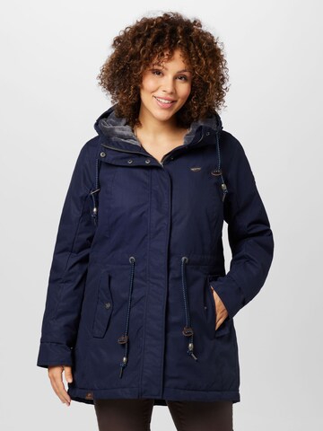 Ragwear Plus Jacke 'MONADIS' in Blau: predná strana