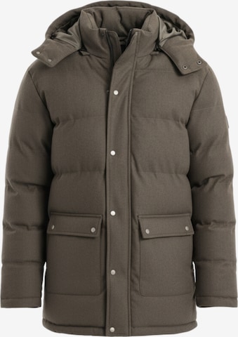 Veste d’hiver Ombre en vert : devant