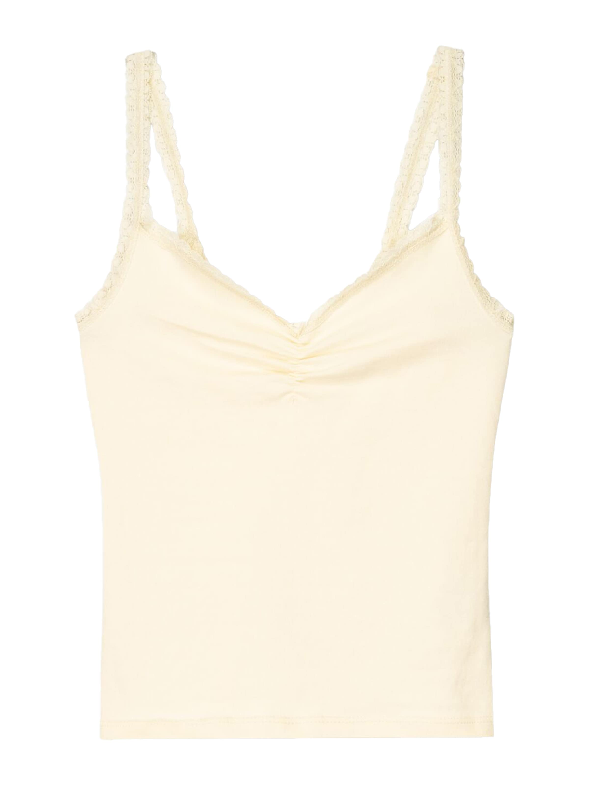 Bershka Toppi värissä keltainen: etupuoli