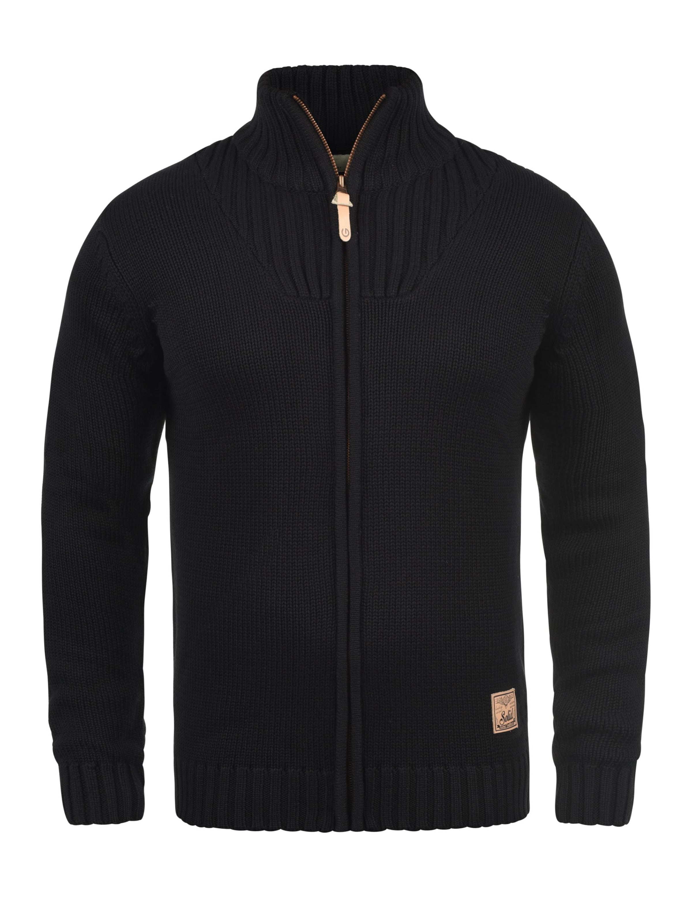 Giacchetta 'Poul' di !Solid in nero: frontale