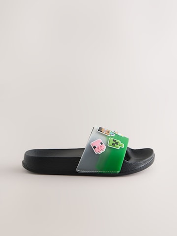 Next Odprti čevlji 'Minecraft' | črna barva