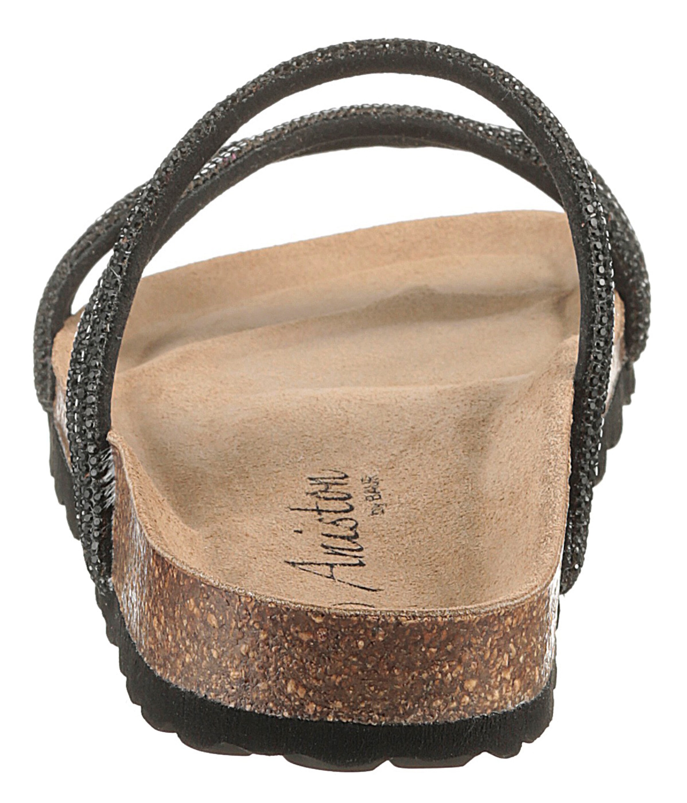 Aniston Strap Sandals in Black