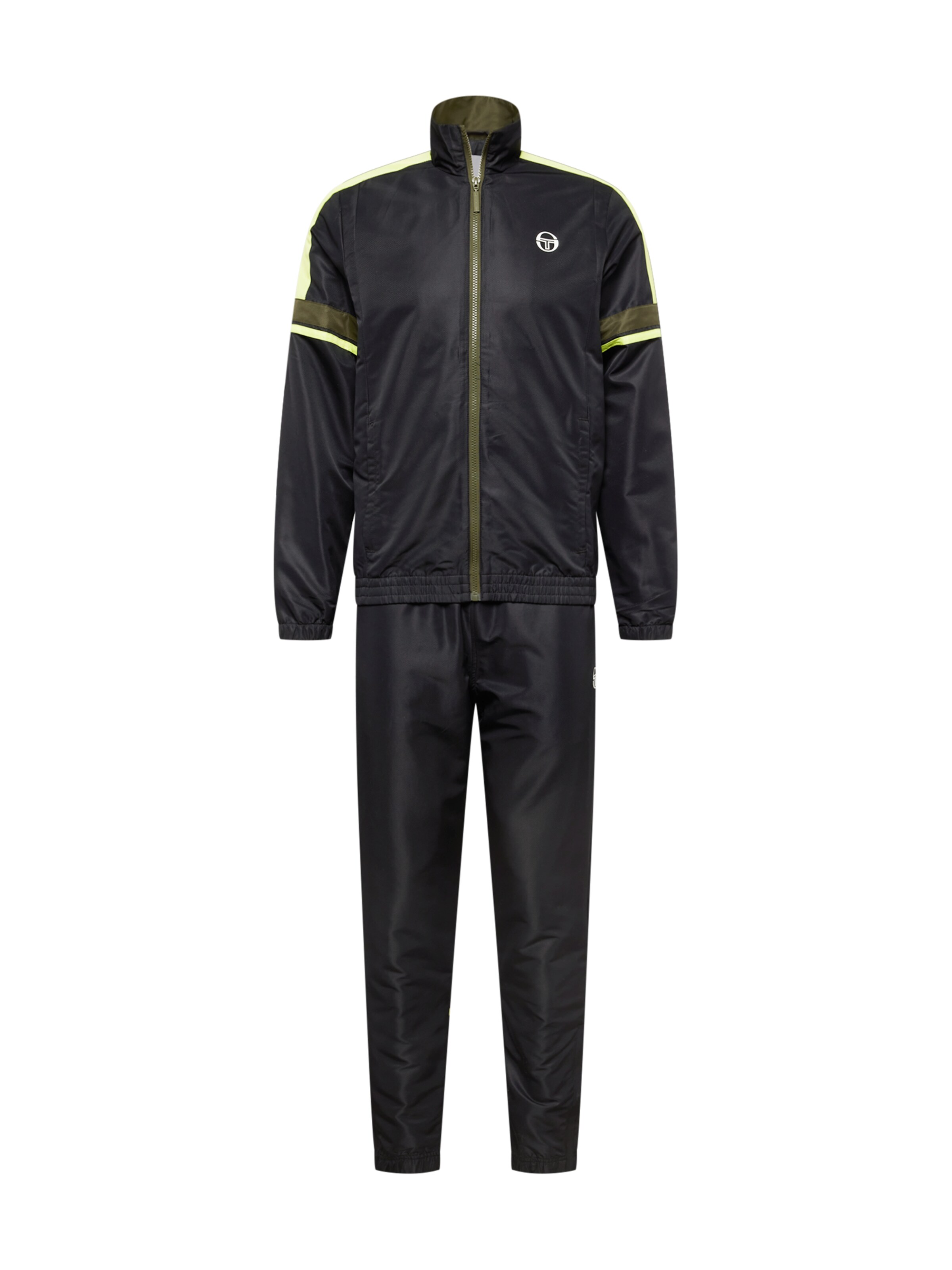 Sergio Tacchini Trainingsanzug 'Cryo' in Schwarz: Vorderseite