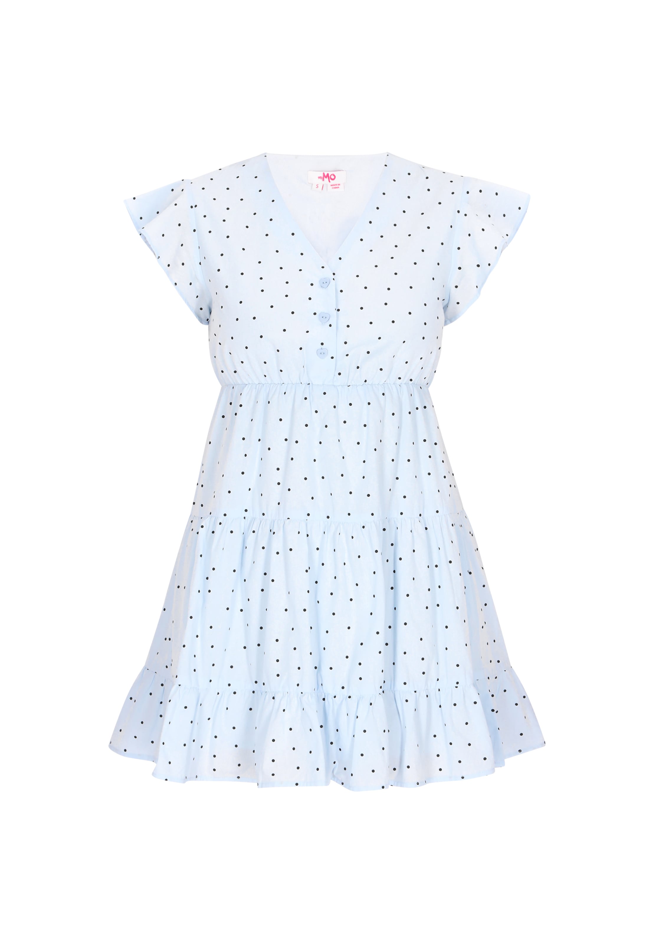 MYMO Robe d’été 'Young Fashion' en bleu clair / noir, Vue avec produit