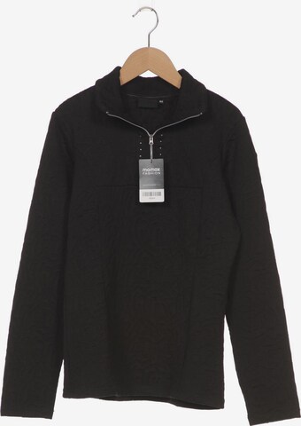 ICEPEAK Sweatshirt & Zip-Up Hoodie in L in Black: front