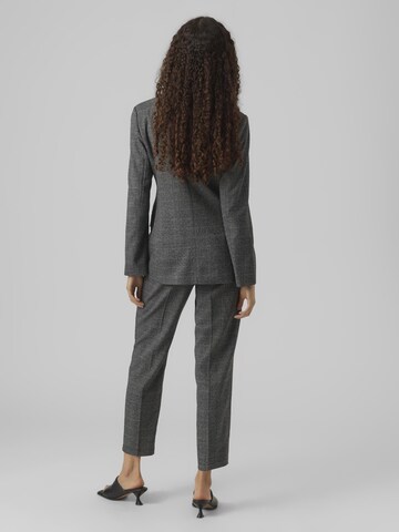 VERO MODA Regular Trousers 'MILAPIPER' in Grey