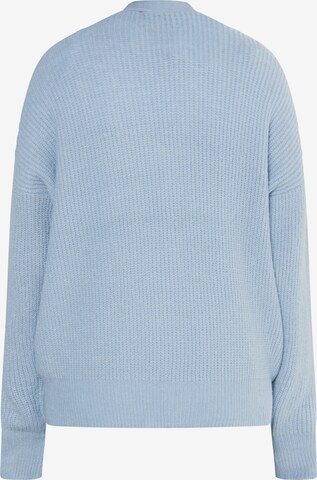 usha WHITE LABEL Knit Cardigan 'Pryam' in Blue