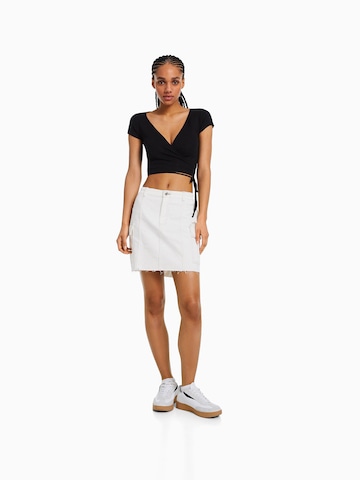 Bershka Skirt in White