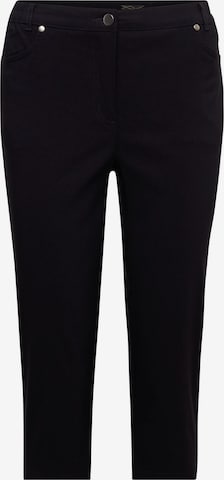 Goldner Hose 'Carla' in Blau: Vorderseite