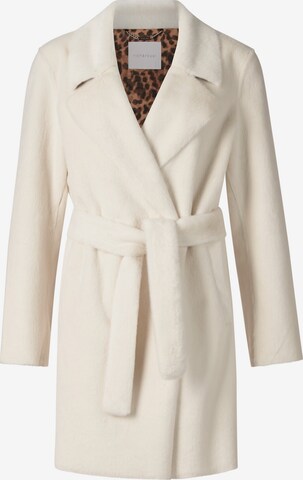 Rich & Royal Between-Seasons Coat in White: front