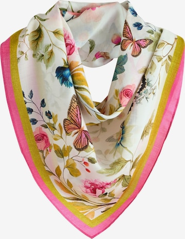 Foulard Next en blanc : devant