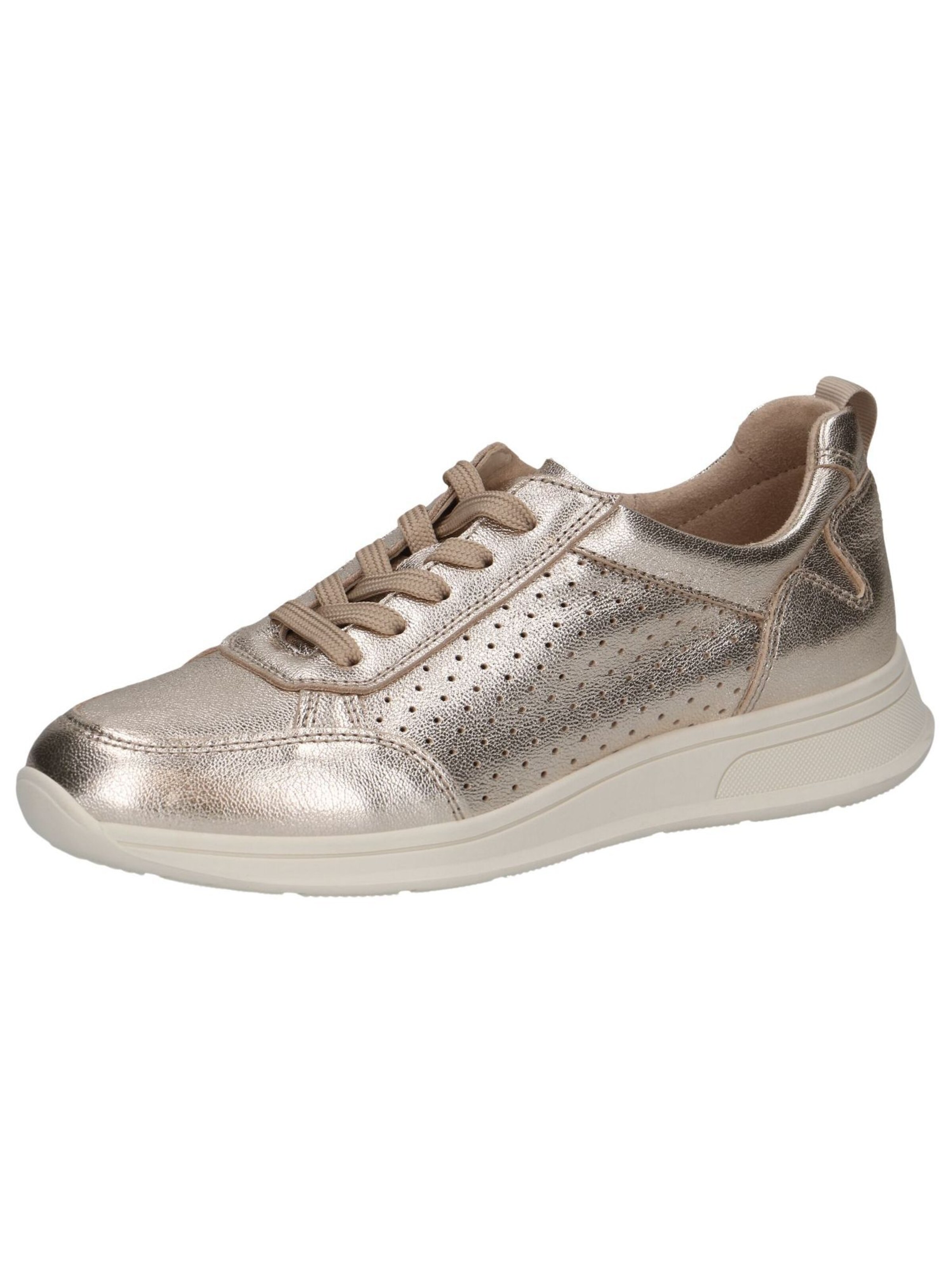 CAPRICE Sneakers in Gold: front