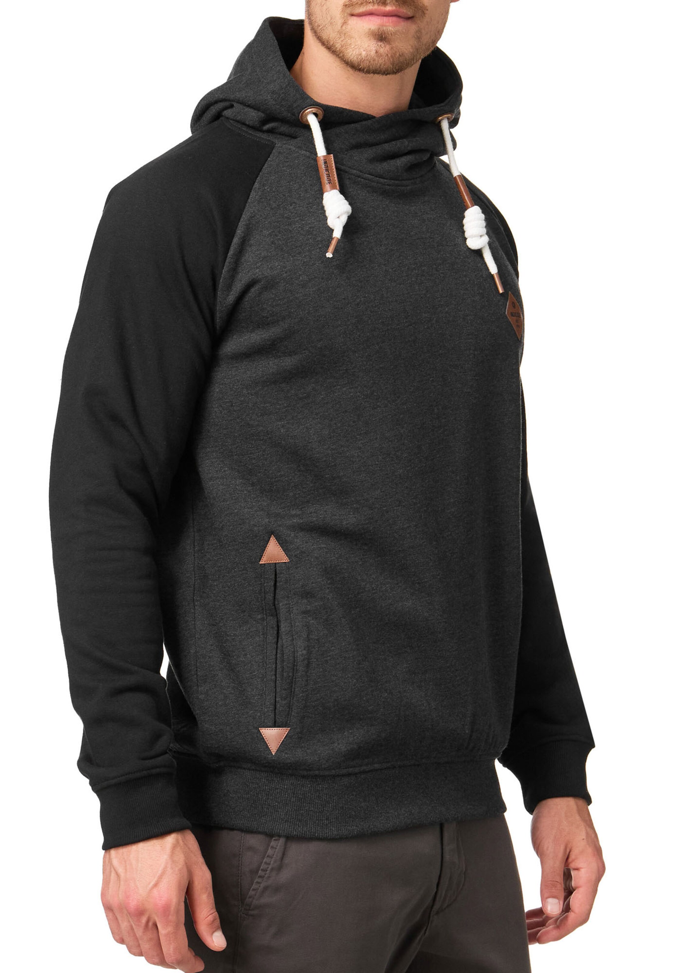 INDICODE JEANS Sweatshirt in Grau