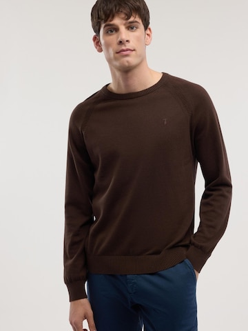 Trussardi - Jersey en marrón