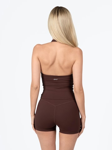 Haut de sport 'Halter Tank Top' dayr en marron