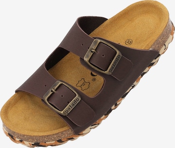 Palado Sandals & Slippers 'Korfu' in Brown: front