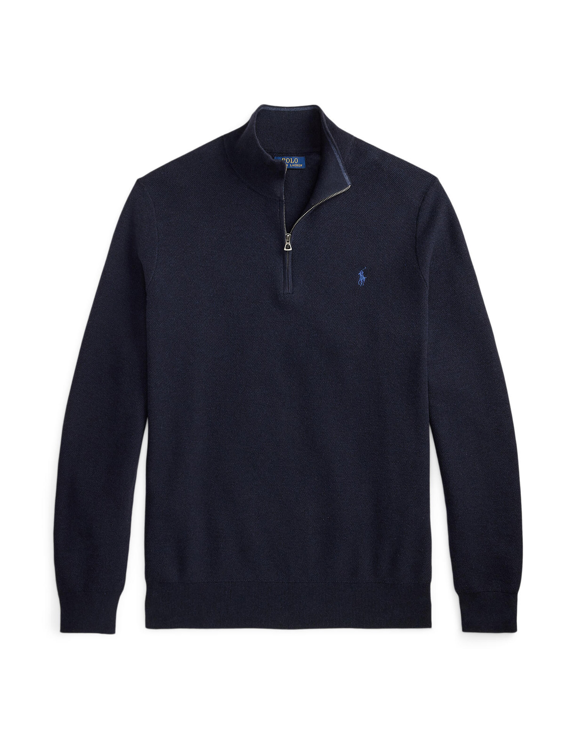 Polo Ralph Lauren Big & Tall Svetr – modrá: přední strana
