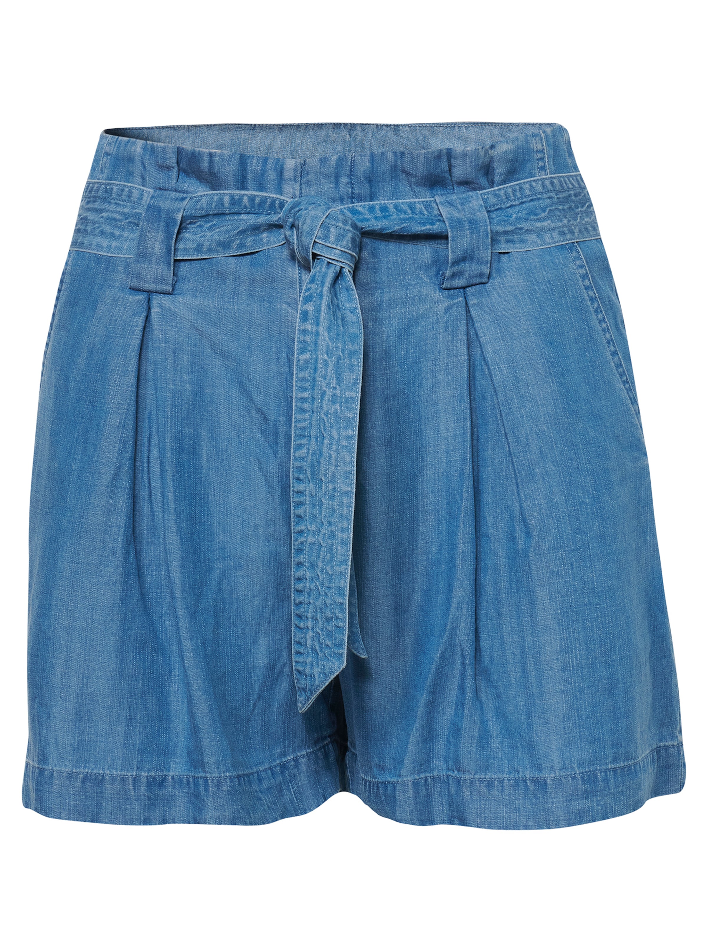 KOROSHI Štandardný strih Nohavice - Modrá: predná strana