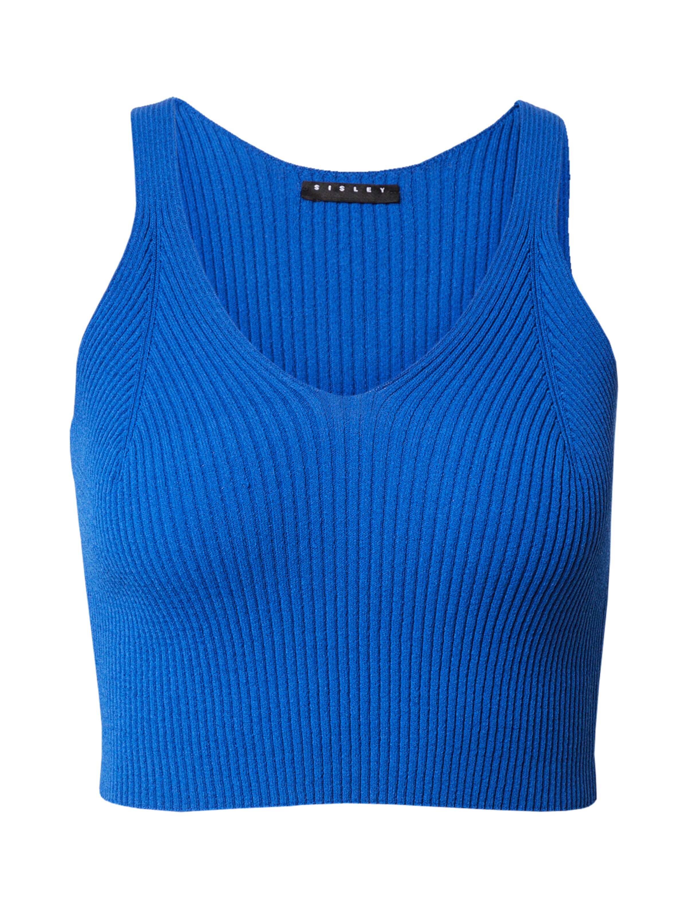 Sisley Kootud topp, värv sinine: eest vaates