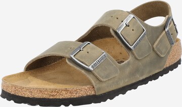 BIRKENSTOCK Szandálok 'Milano' - zöld: elől