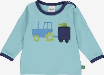 Tricou de la Fred's World by GREEN COTTON pe albastru: față