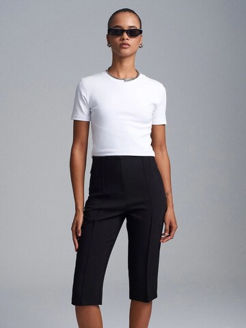 Dilvin Slim fit Pleated Pants in Black