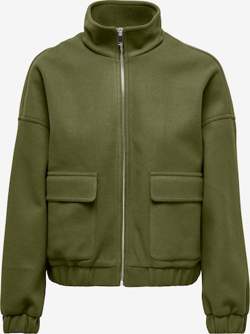 Veste mi-saison 'KENZIE-WEMBLEY' ONLY en vert : devant