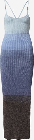 GCDS Knit dress in Blue: front