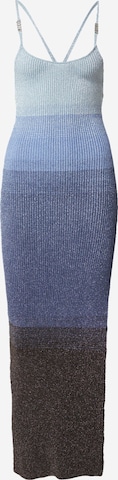 GCDS Knitted dress in Blue: front