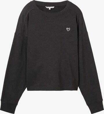 TOM TAILOR DENIM Sweatshirt i grå: forside