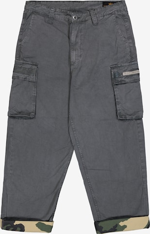 pilka ALPHA INDUSTRIES Laisvas Laisvo stiliaus kelnės: priekis