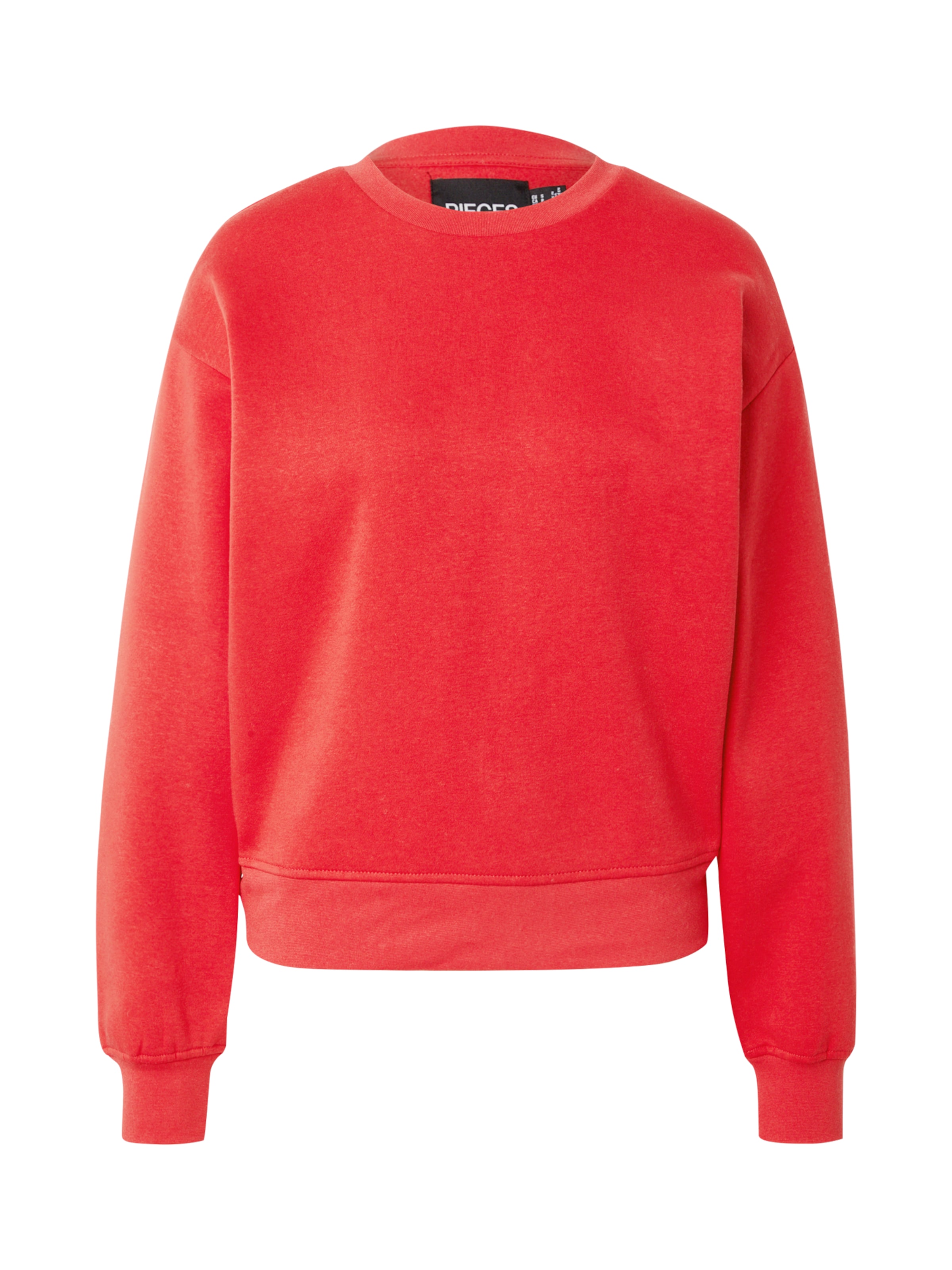 PIECES Collegepaita 'PCCHILLI' värissä punainen: etupuoli