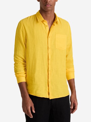 Vilebrequin Regular Fit Hemd‌‌‌‌‌ in Gelb