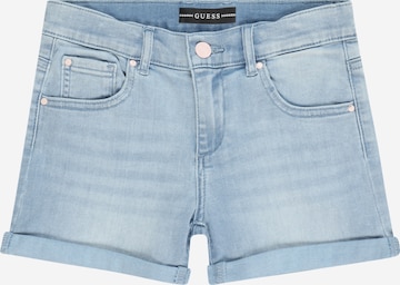 GUESS Normalny krój Jeansy w kolorze niebieski: przód