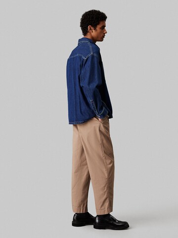 Calvin Klein Jeans Loosefit Hose in Braun