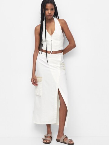 Jupe Pull&Bear en blanc