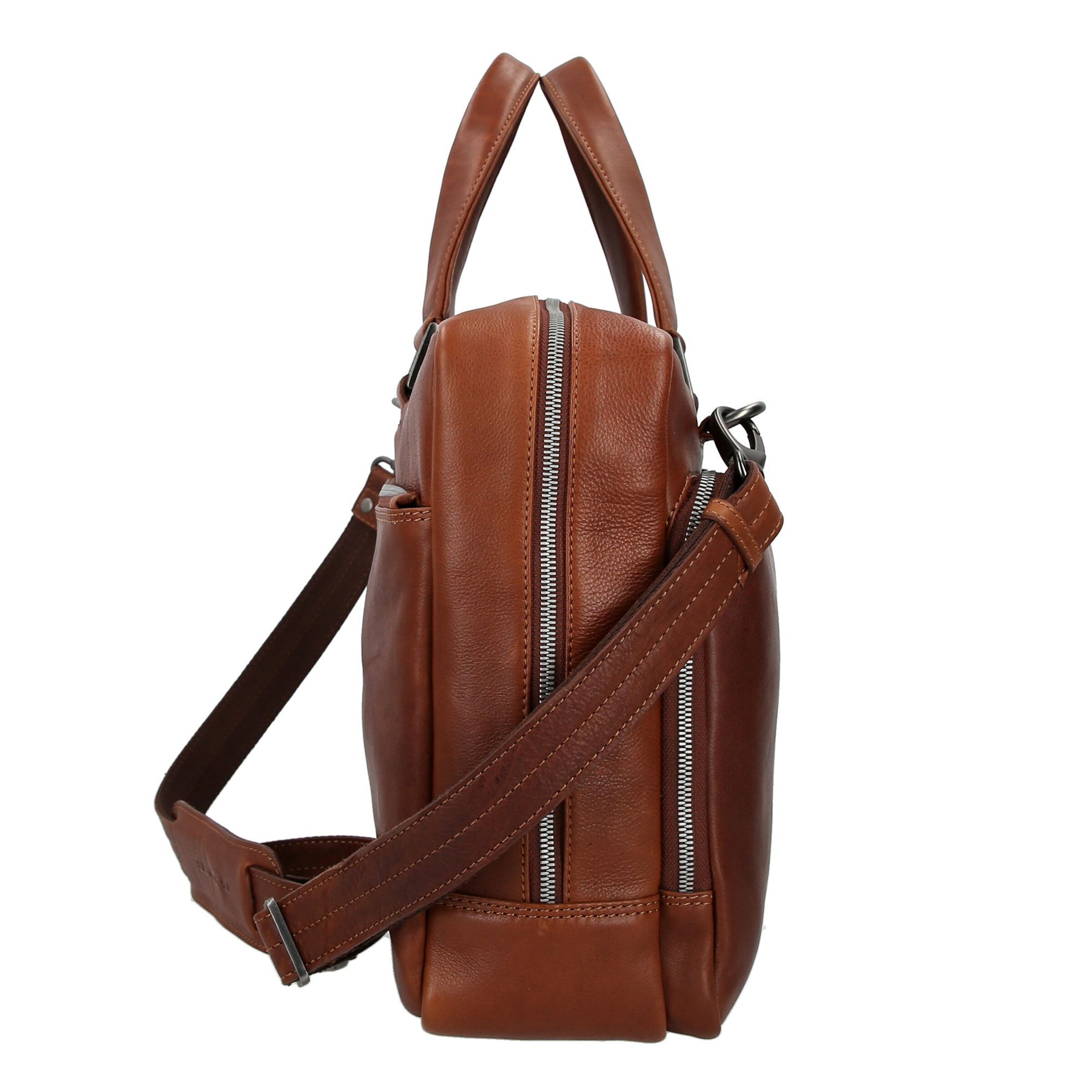 Plevier Document bag 'Vintage Bill' in Brown
