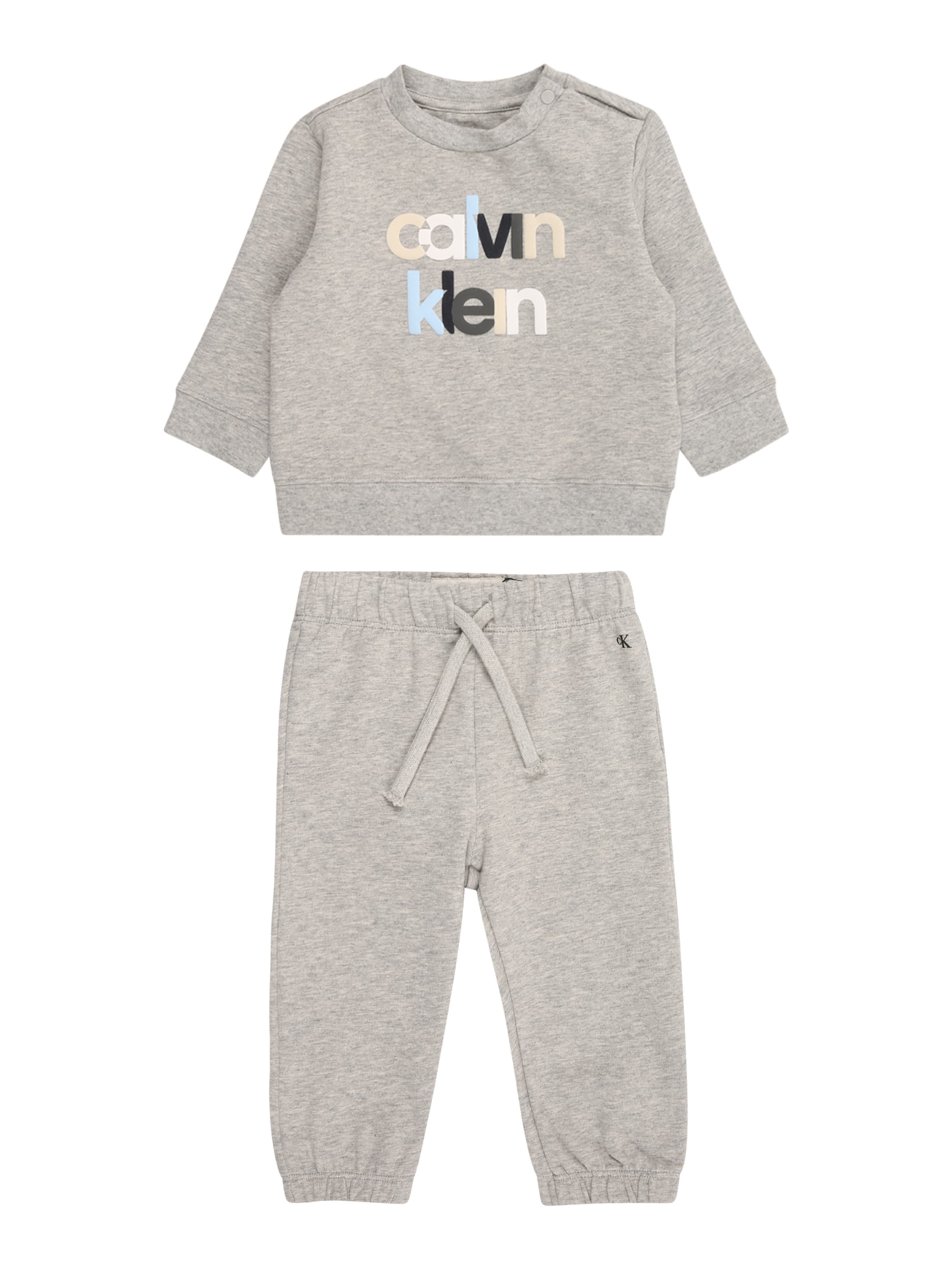 Calvin Klein Jeans Joggingová souprava – šedá: přední strana