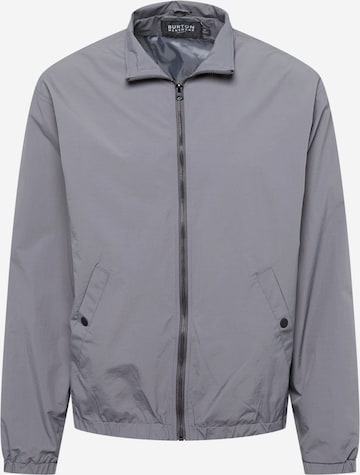 BURTON MENSWEAR LONDON - Casaco meia-estação 'Harrington' em cinzento: frente