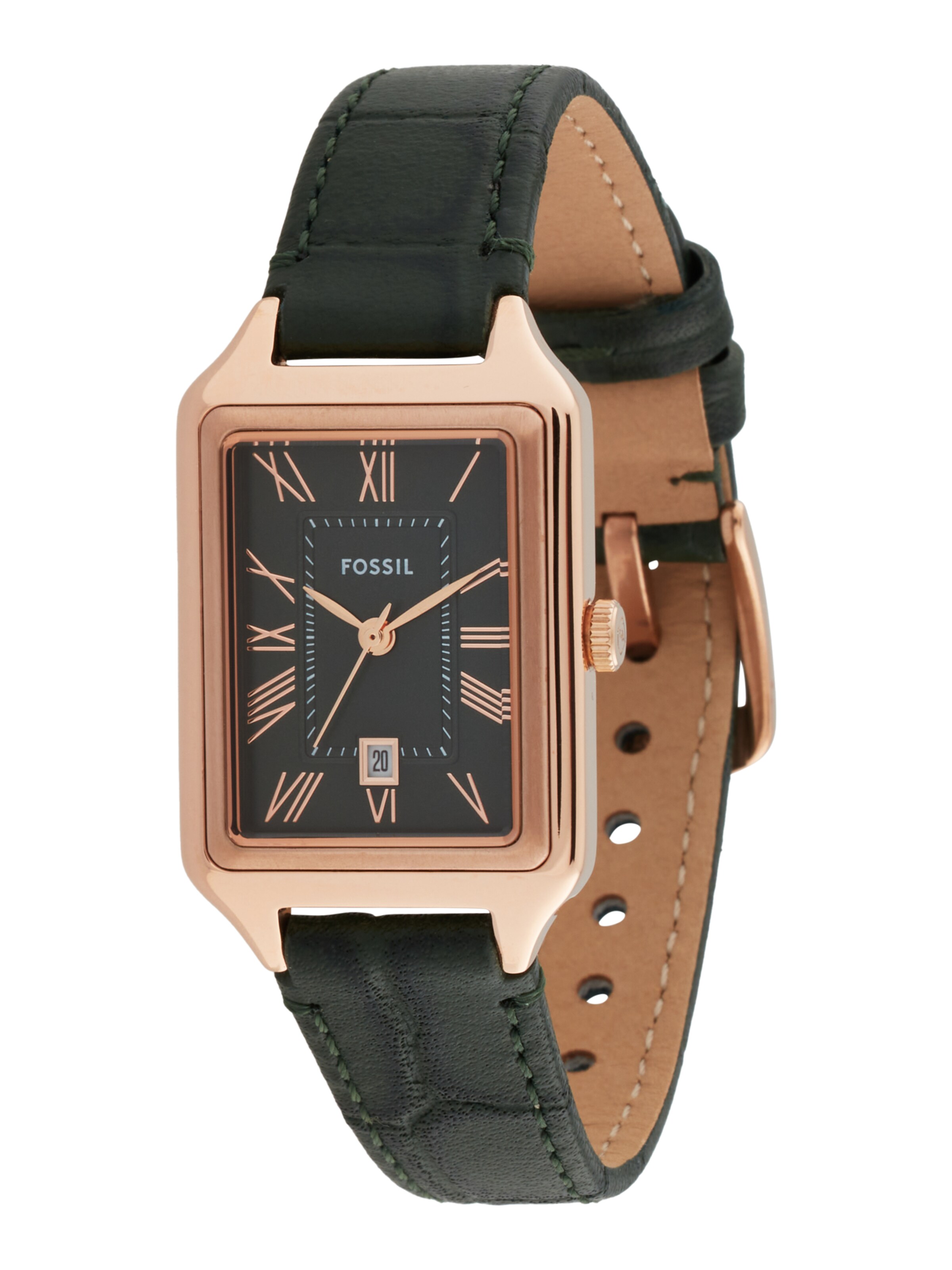 FOSSIL Uhr 'RAQUEL' in Grün: Vorderseite