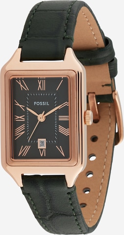 žalia FOSSIL Analoginis (įprasto dizaino) laikrodis 'RAQUEL': priekis