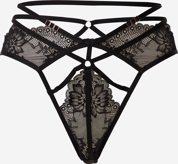 Hunkemöller String 'Roxanne' in Black: front