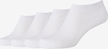 camano Ankle Socks in White: front