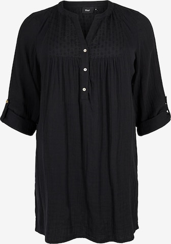 Zizzi Tunic in Black: front