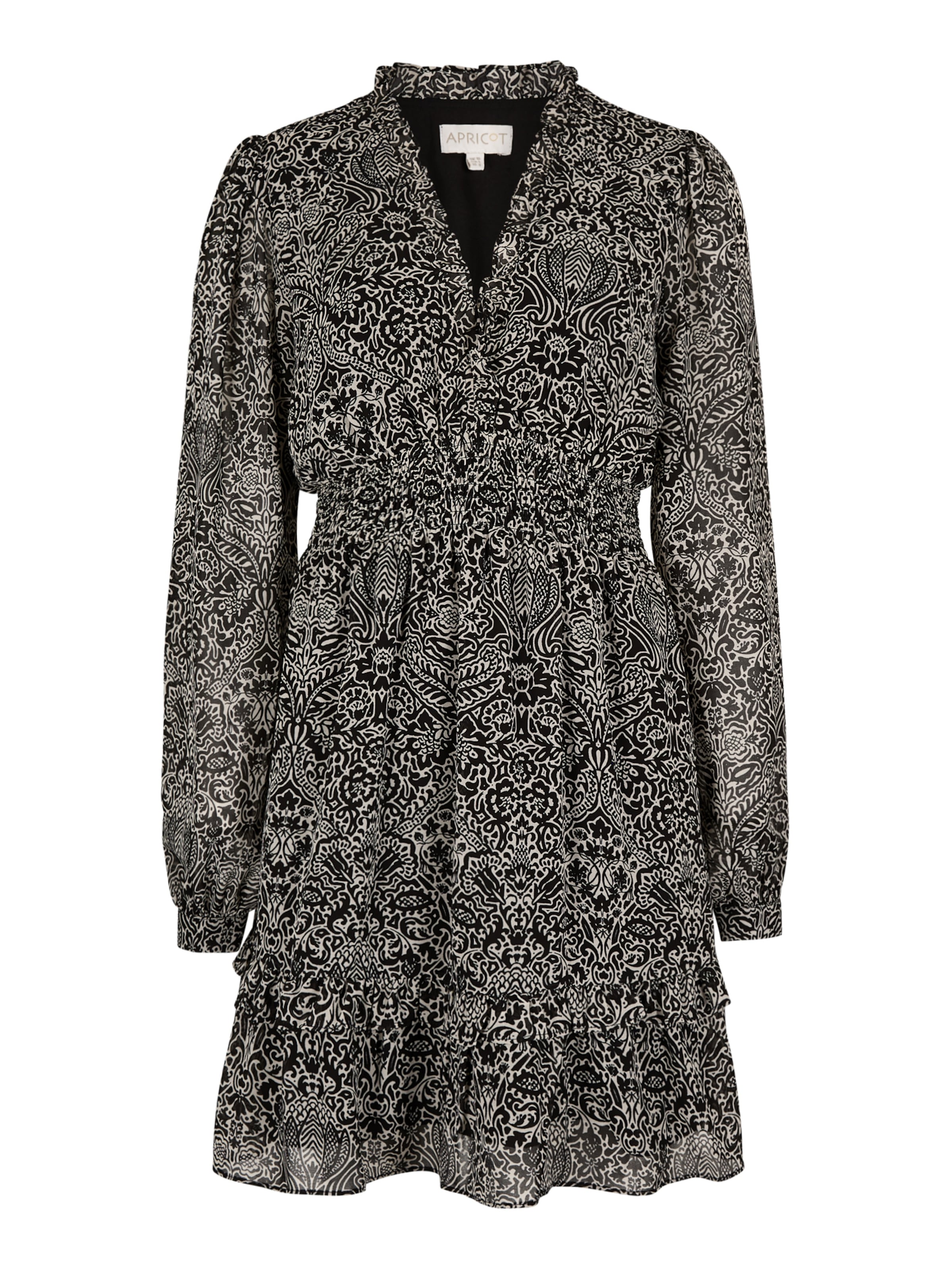 Robe Apricot en noir : devant