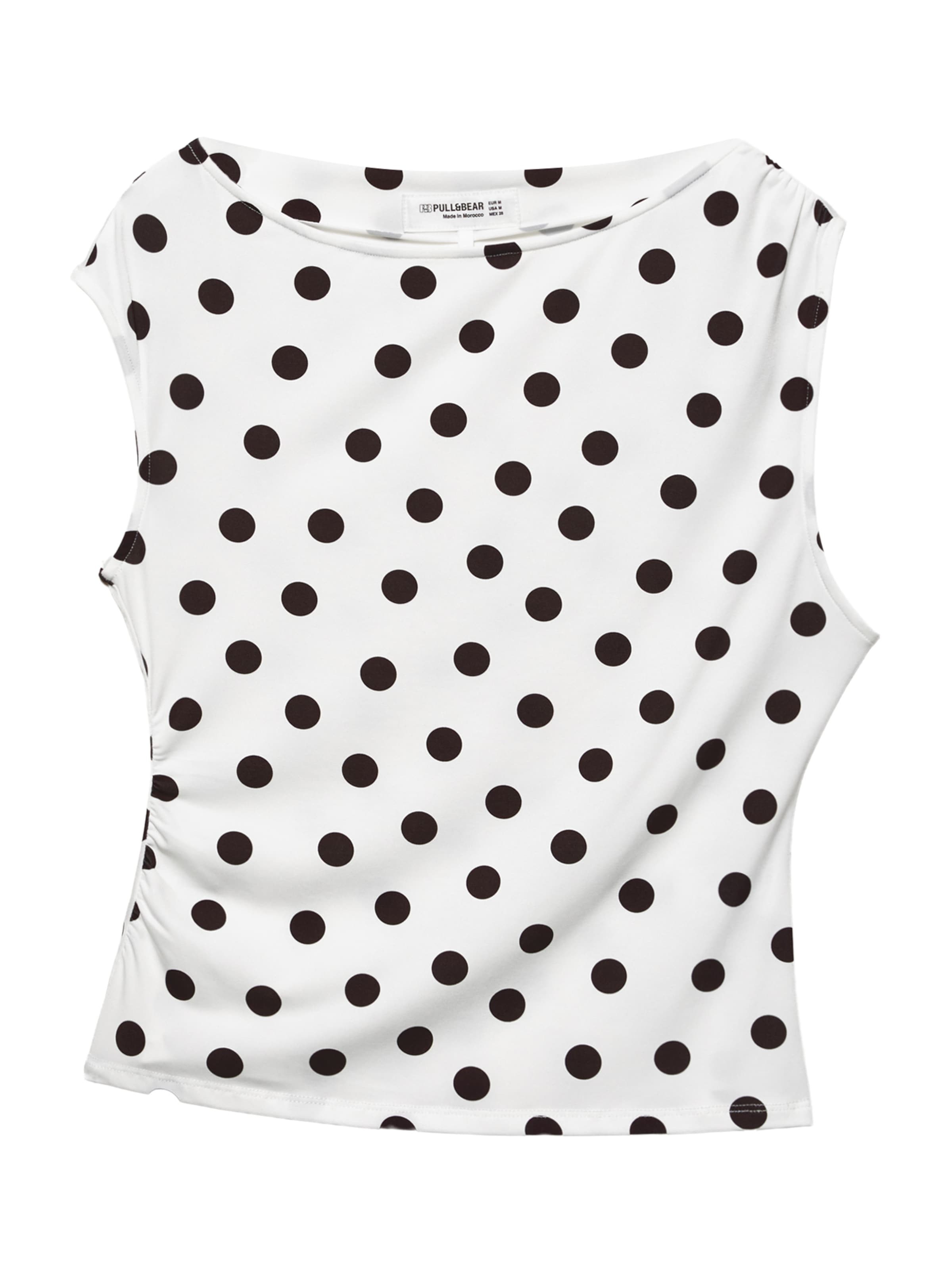 Pull&Bear Shirts i sort / hvid, Produktvisning