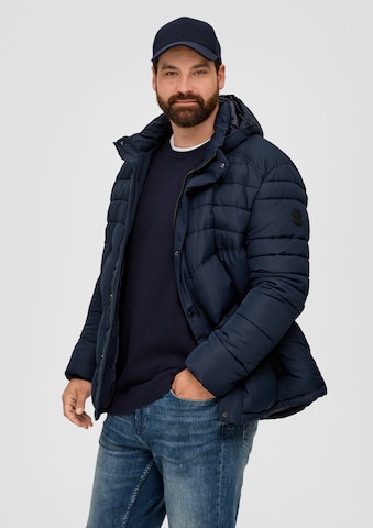 s.Oliver Men Big Sizes Winter Jacket in Blue