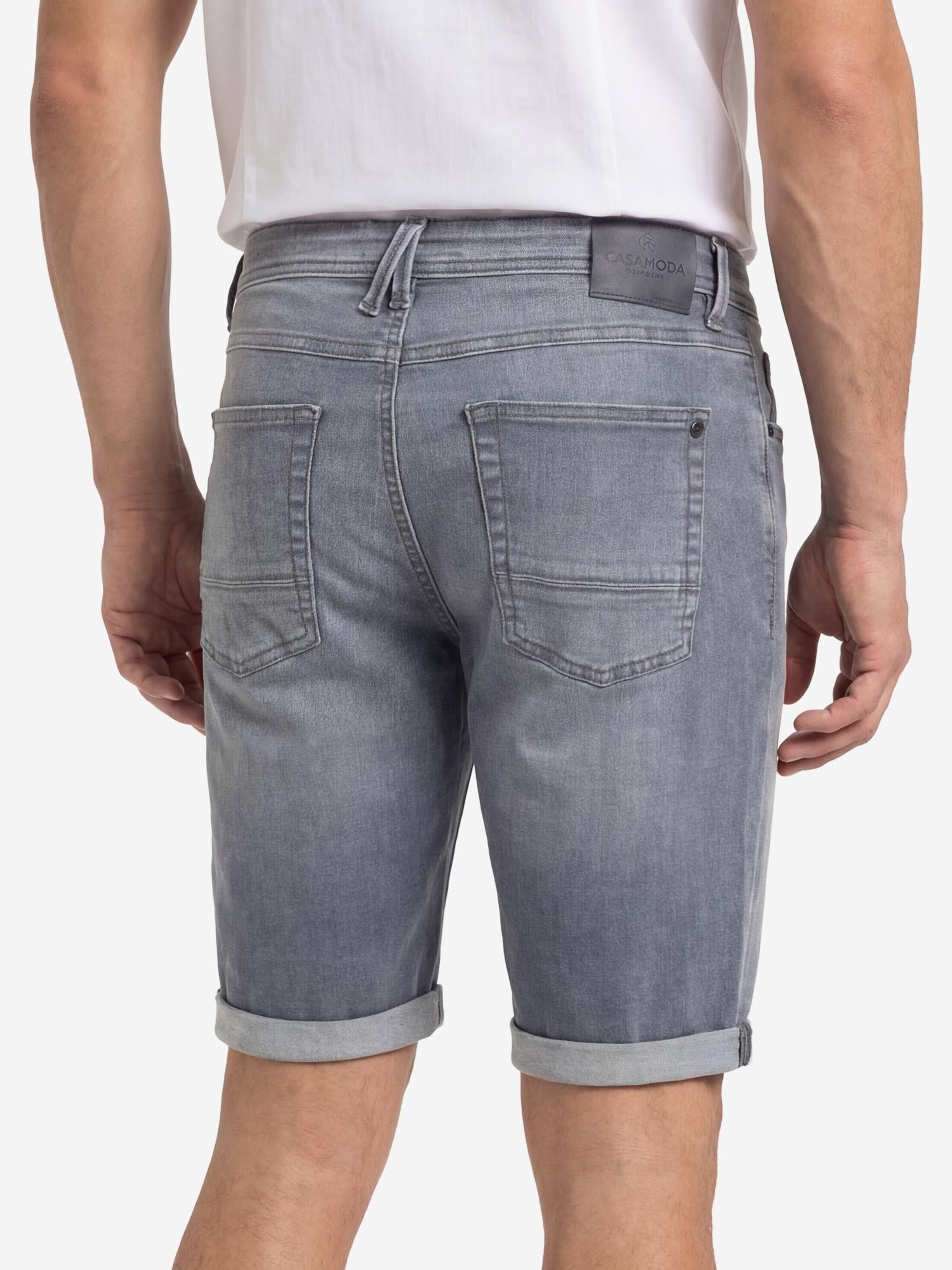CASAMODA Regular Jeans 'High Flex' in Grey