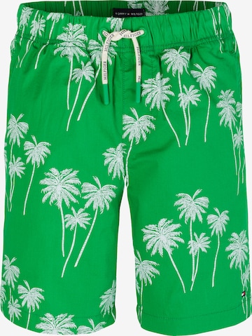 žalia TOMMY HILFIGER Standartinis Kelnės: priekis