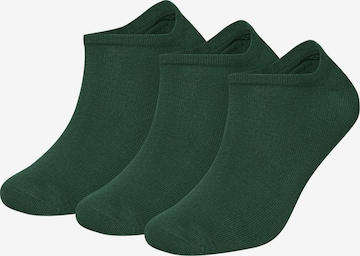 DillySocks Ankle Socks in Green: front